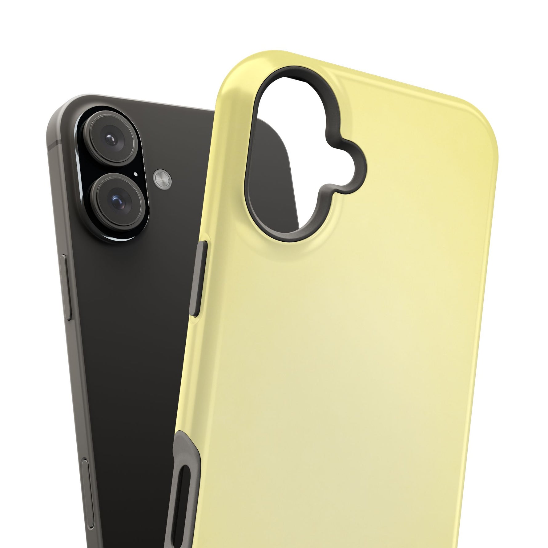 Baby Yellow Solid Color MagSafe Compatible Impact-Resistant Phone Case | Slim Protective Cover