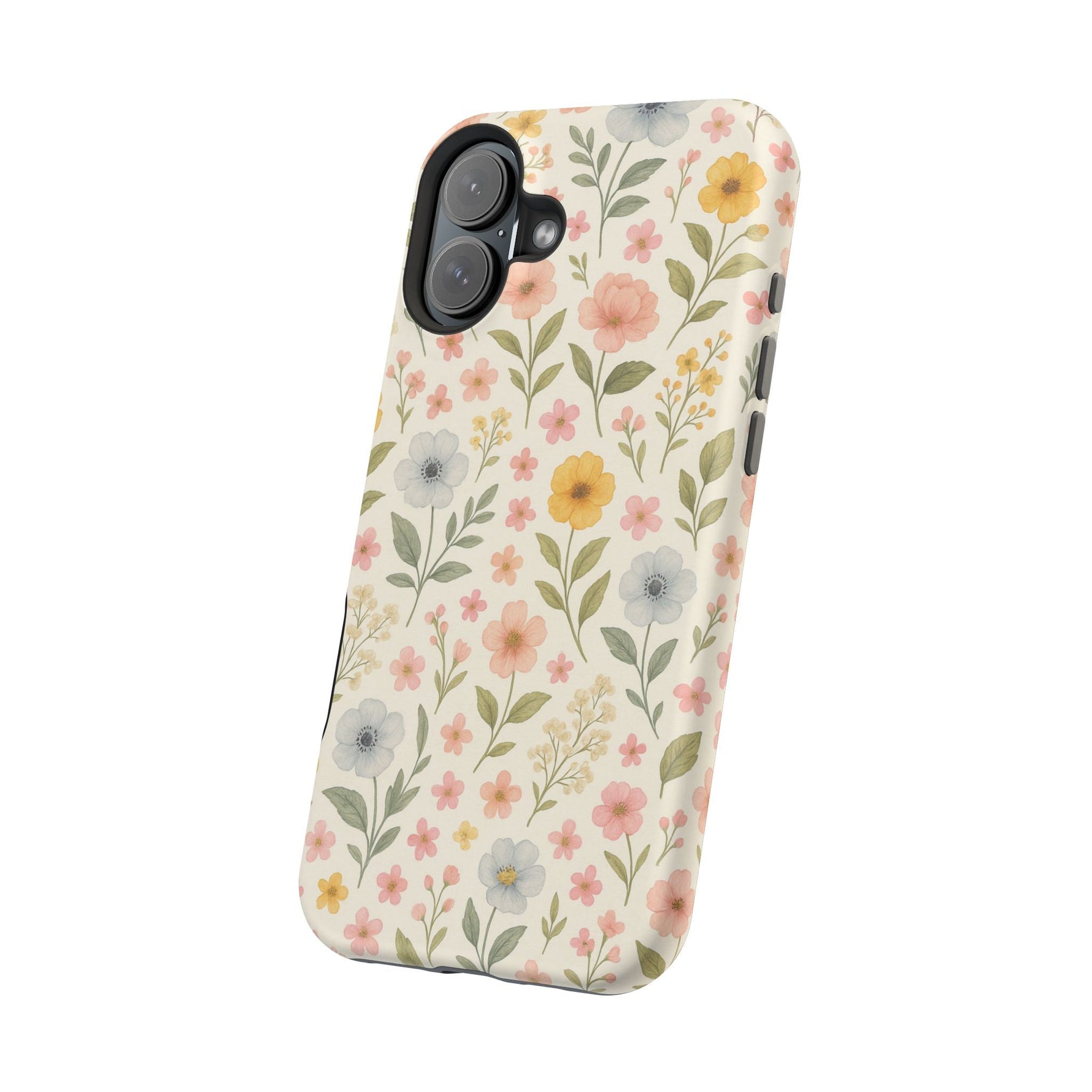 Floral Garden Impact iPhone Case with MagSafe compatibility  Shamo's