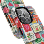 Vintage Romantic Love Stamp iPhone Case | Tough Protection + MagSafe  Shamo's