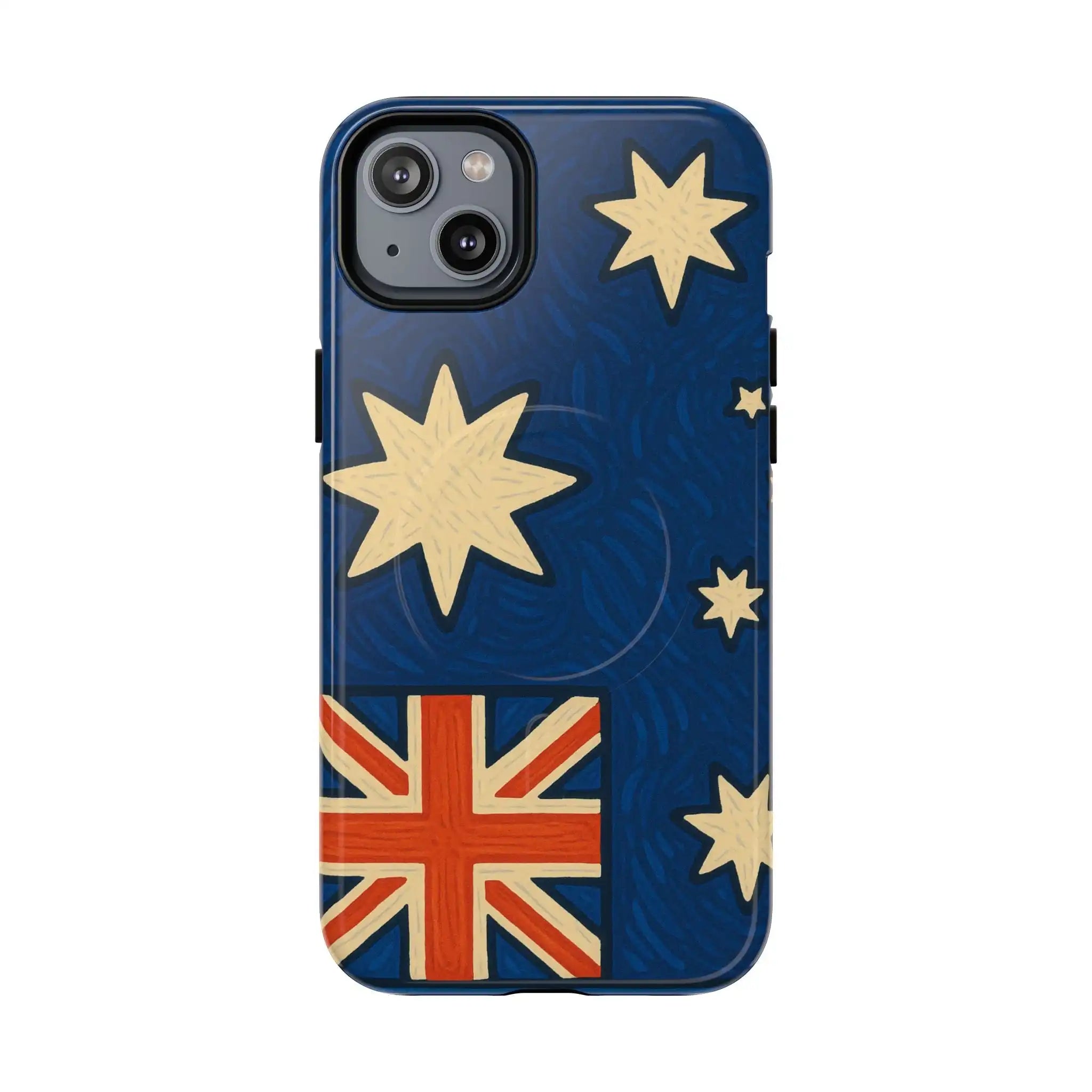 Australian Flag iPhone Case | MagSafe  Shamo's iPhone 14 Plus / Glossy