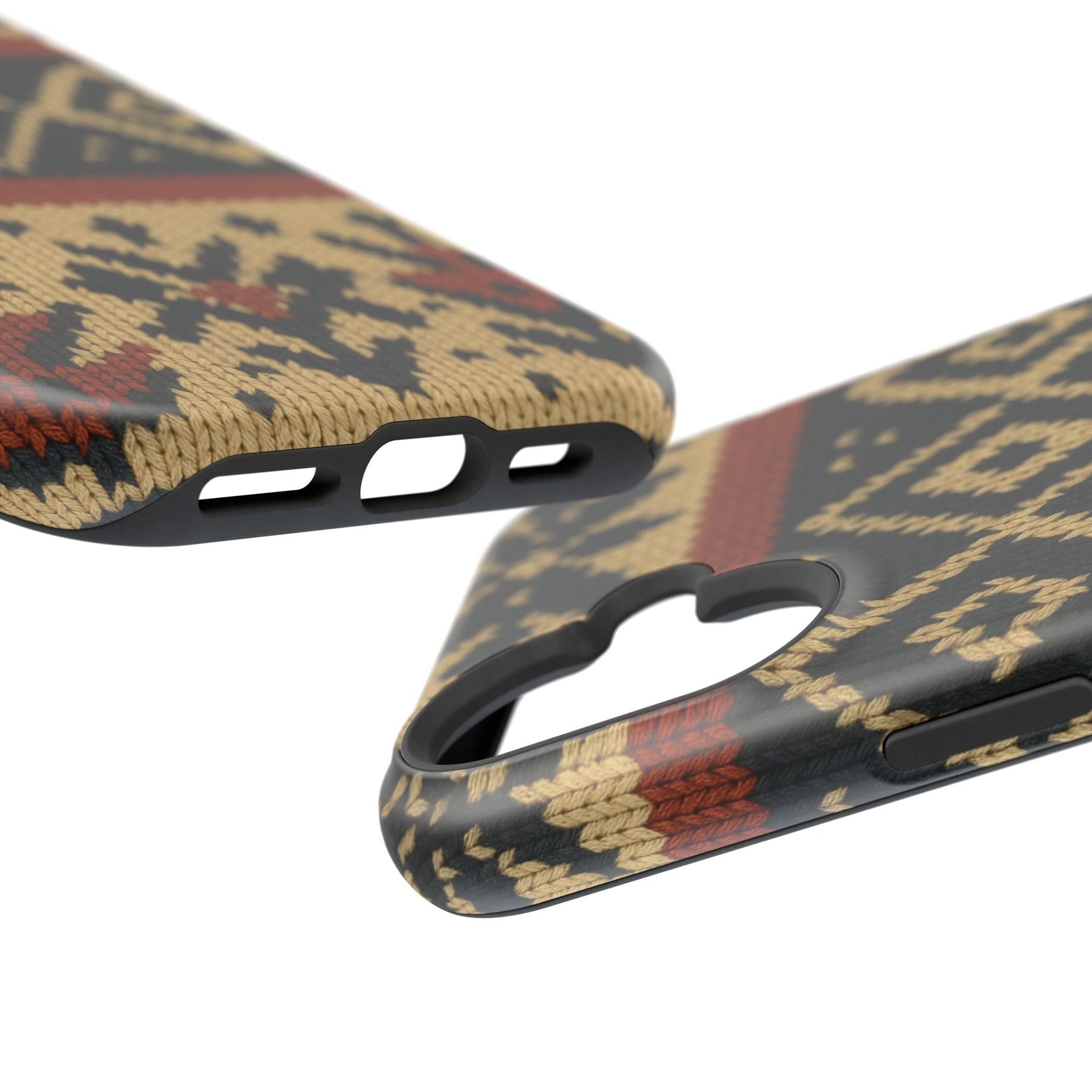 Nordic Knit Pattern MagSafe Impact-Resistant iPhone Case  Shamo's