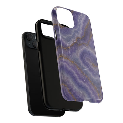 Purple Agate Marble iPhone Case with MagSafe - Shamo's