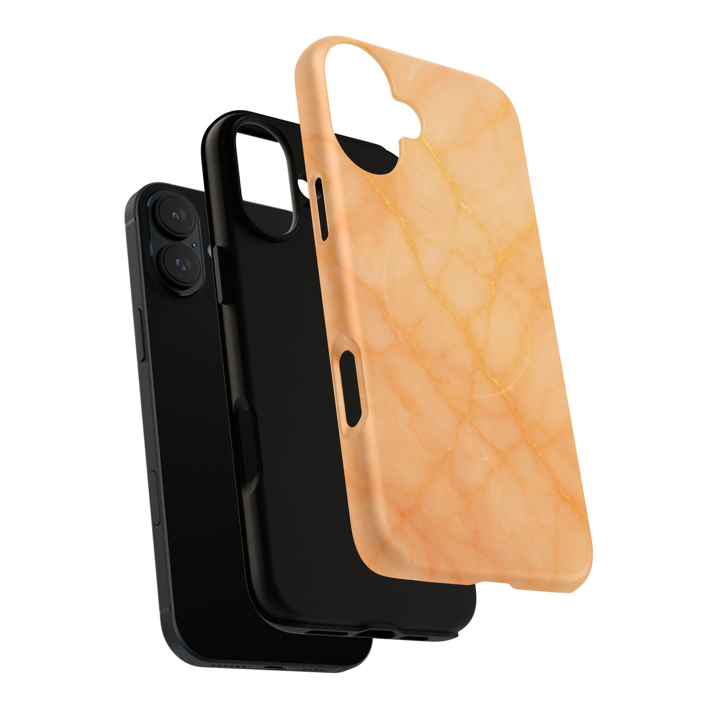 Golden Hour Marble iPhone Case with MagSafe