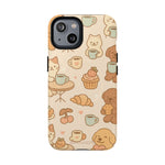 Funda para teléfono con diseño de gatos y perros y MagSafe