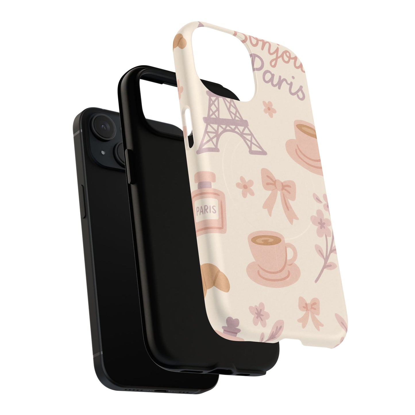 Chic Parisian iPhone Case - with Eiffel Tower Design | MagSafe