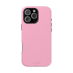 Cotton Candy Pastel Pink Impact-Resistant Phone Case | Slim Protective MagSafe-Compatible Cover