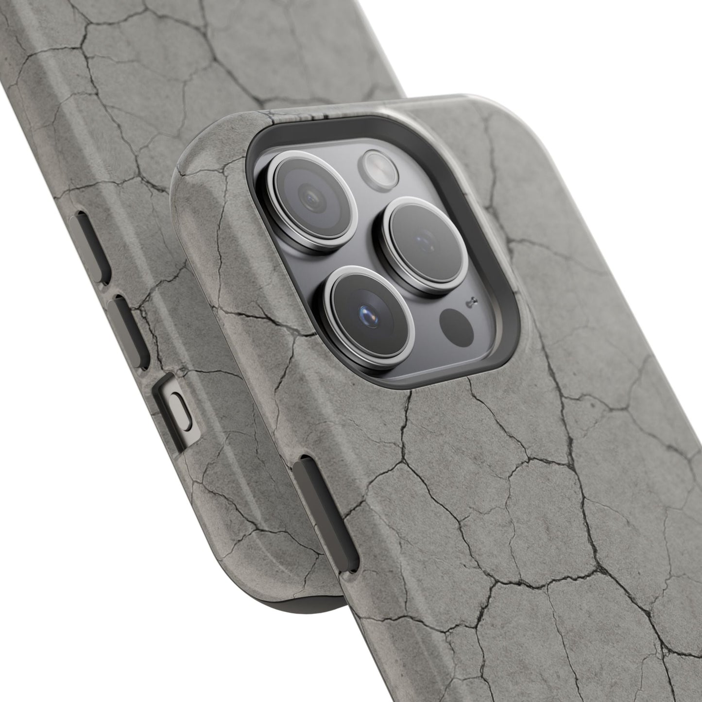 Cracked Concrete Texture iPhone Case with MagSafe compatibility  Shamo's