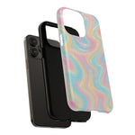 Rainbow Marble Swirl iPhone Case with MagSafe  Shamo's