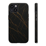 Black Marble Tough iPhone Case - Shamo's