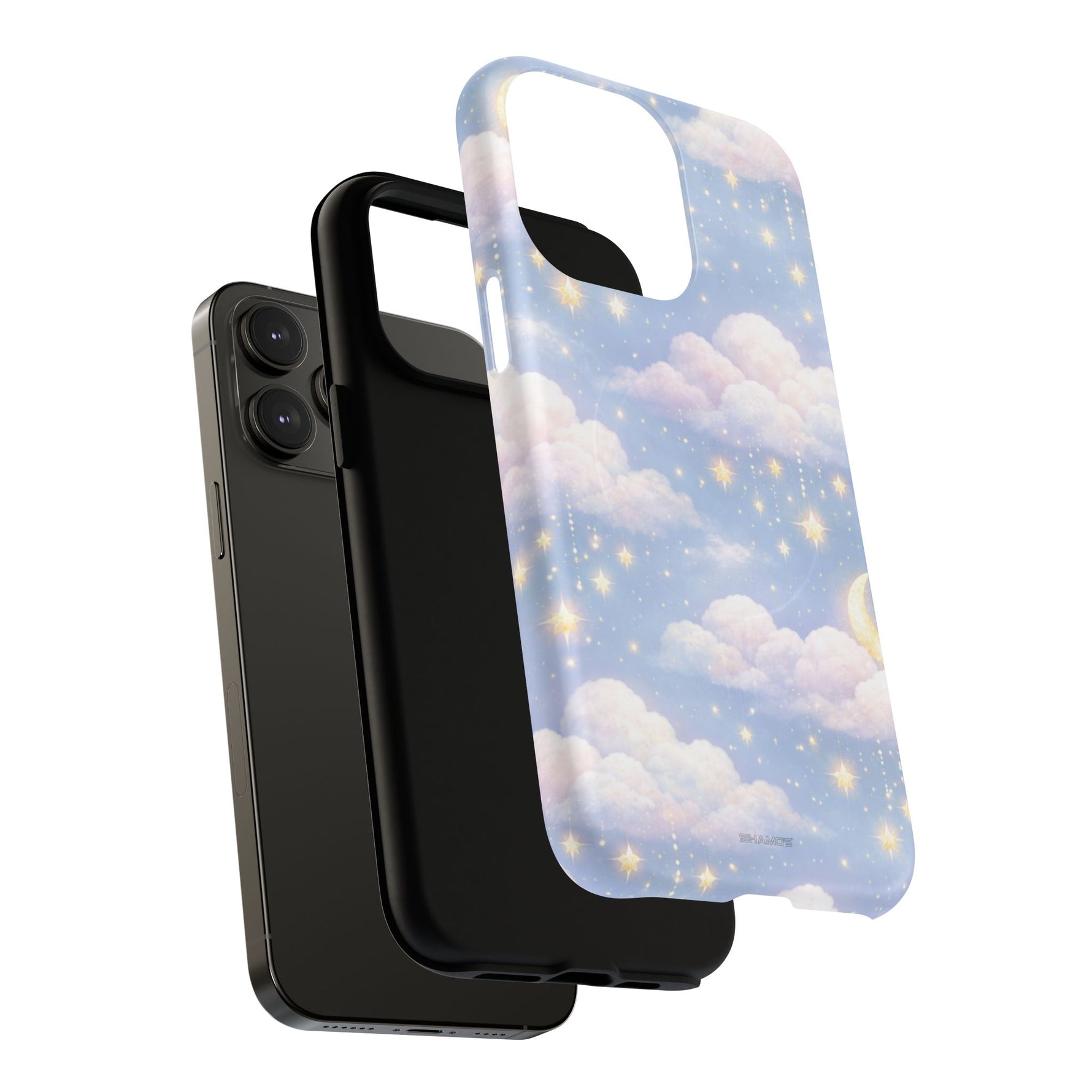 Starlit Clouds i Phone Case with MagSafe - iPhone 17 / Glossy - Shamo's