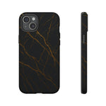 Black Marble Tough iPhone Case  Shamo's iPhone 15 Plus / Matte