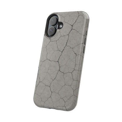 Cracked Concrete Texture iPhone Case with MagSafe compatibility  Shamo's