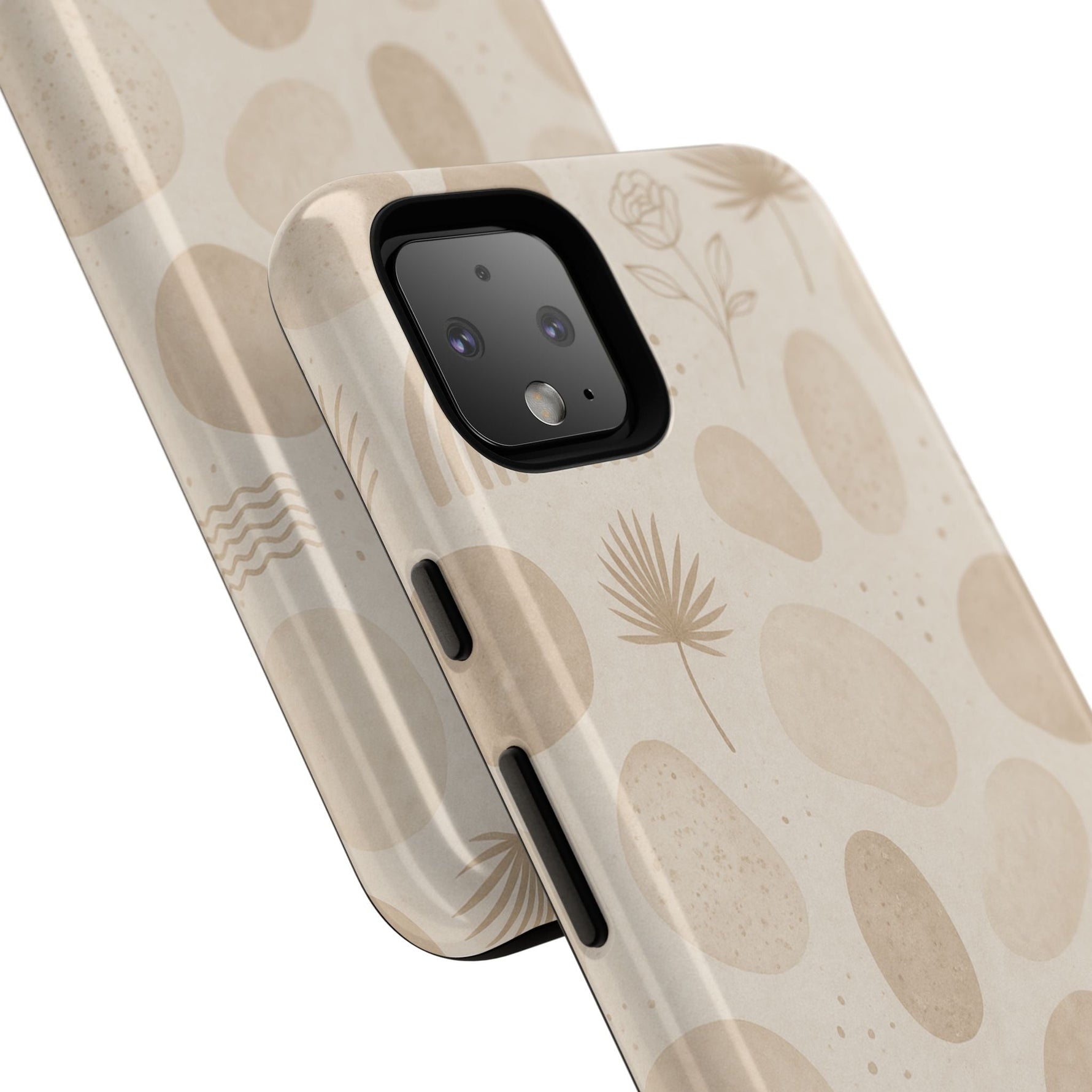 Neutral Pebble Pattern Tough iPhone Case  Shamo's