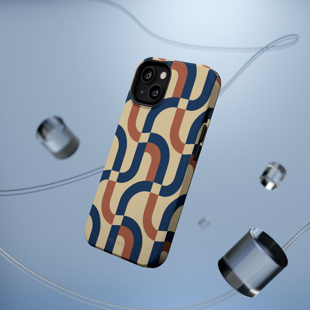 Mod Ribbon – Retro Geometric MagSafe Phone Case