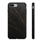 Black Marble Tough iPhone Case - Shamo's