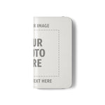 Personalized Flip Wallet Phone Case – Custom Photo & Text Wallet Cover
