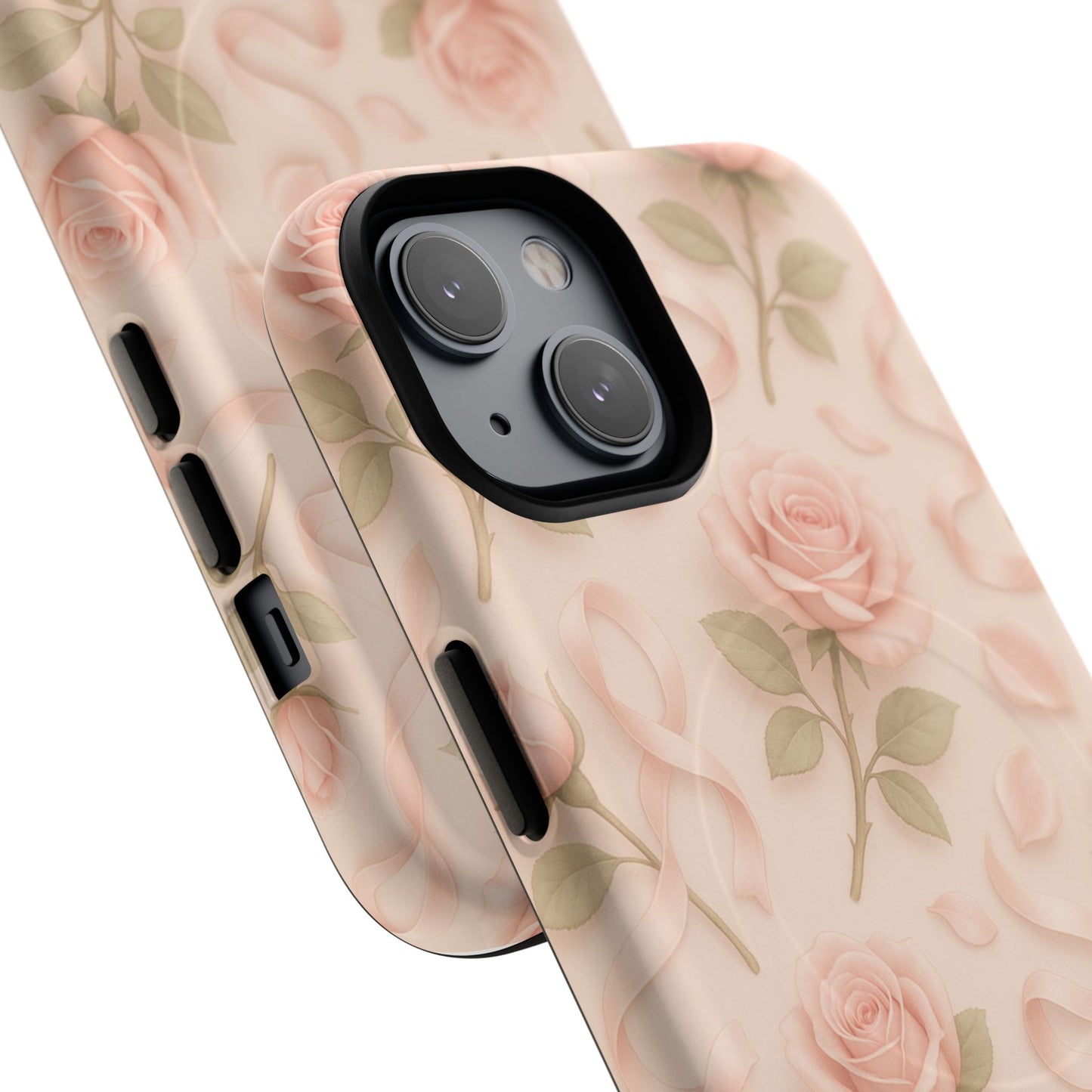 Blush Roses and Ribbons 3D iPhone Case | MagSafe