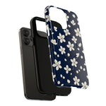 Navy Blossom Floral iPhone Case | MagSafe  Shamo's