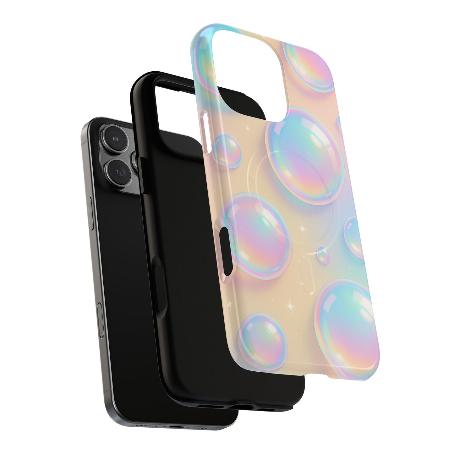Holographic Bubble iPhone Case - with MagSafe