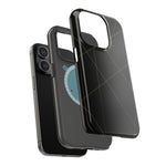 Black Geometric Design iPhone Case | MagSafe  Shamo's