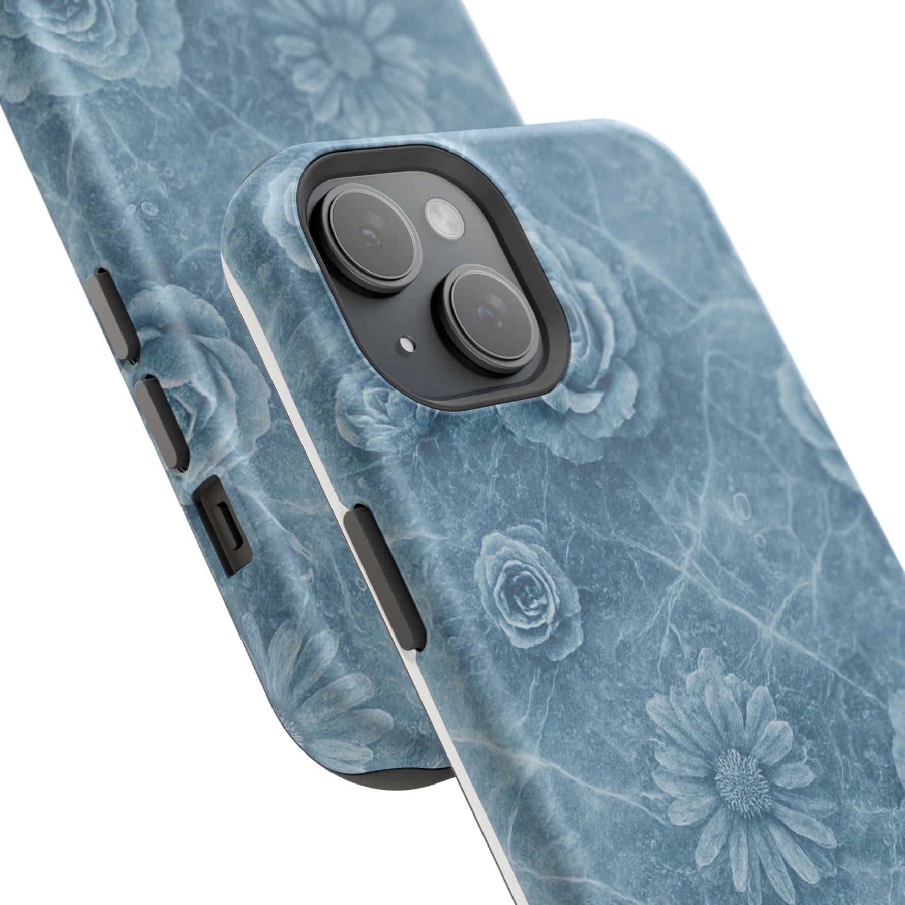 Frozen Flower Impact-Resistant iPhone Case — MagSafe Compatible  Shamo's