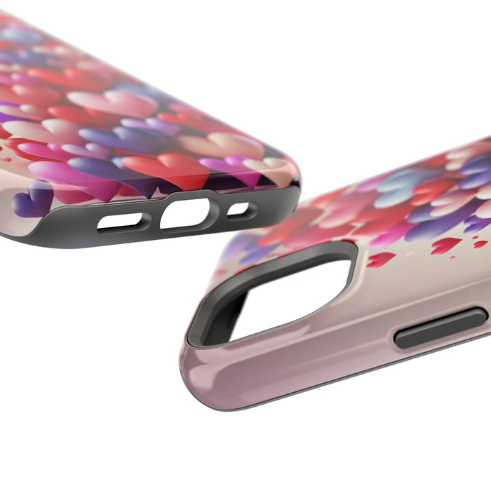 Shamo's Phone Case | MagSafe Compatible | Love Hearts Theme for iPhone 17 and more