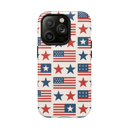 Patriotic American Flag iPhone Case | MagSafe
