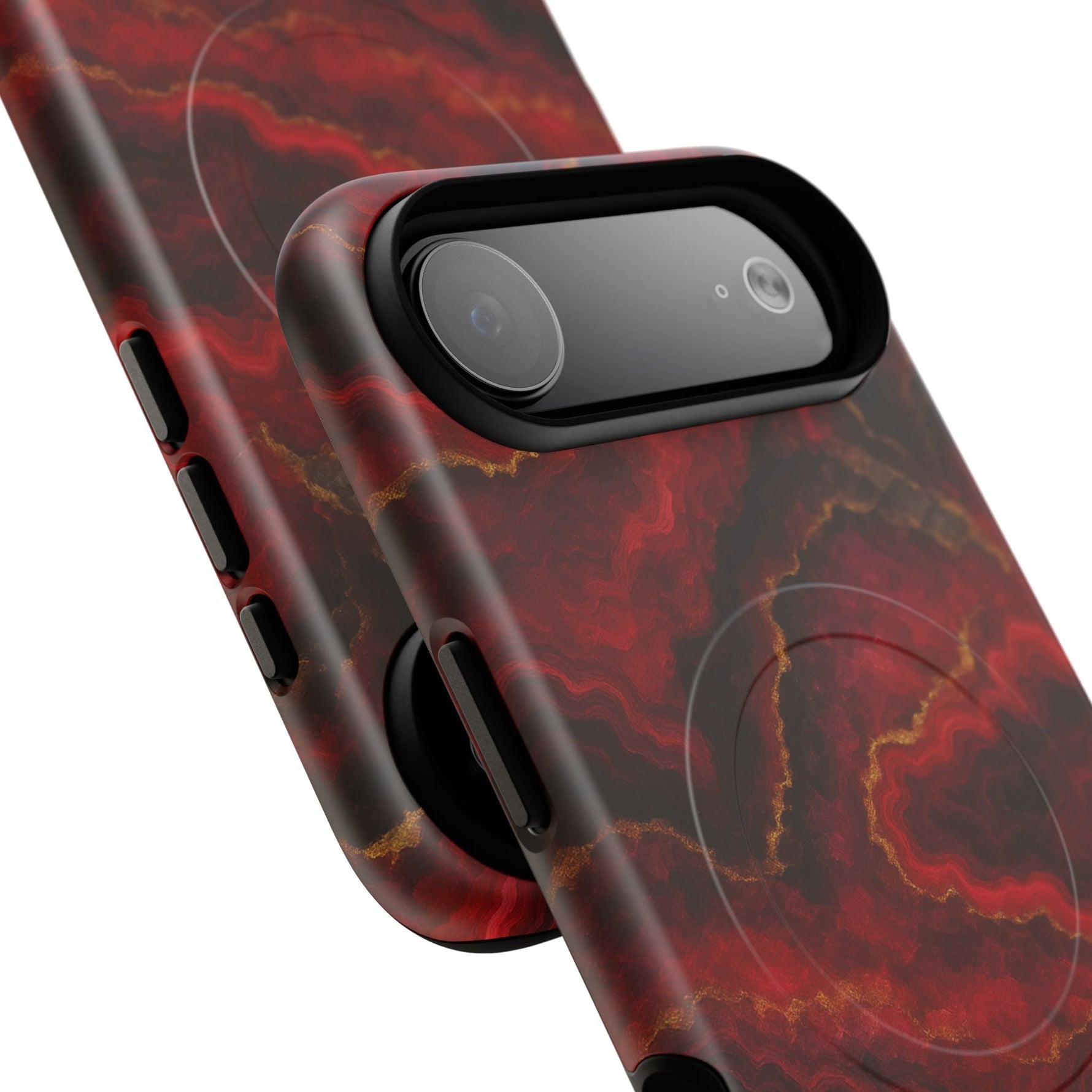 Red Marble iPhone Case with MagSafe  Shamo's