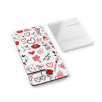 Valentine Doodle Phone Stand — Romantic Pattern Mobile Display Stand