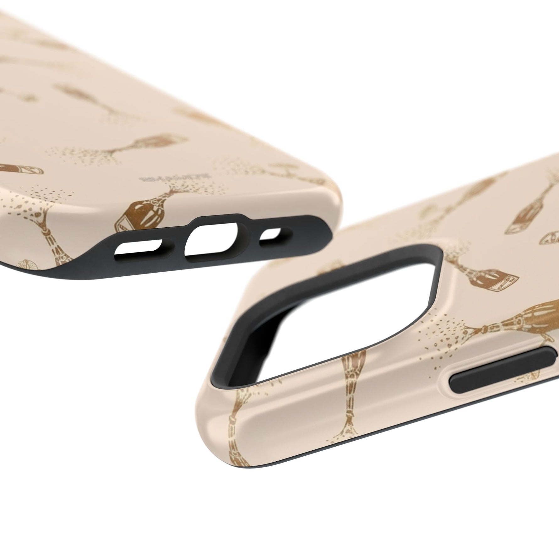 Champagne Bubbles Impact-Resistant Phone Case | MagSafe