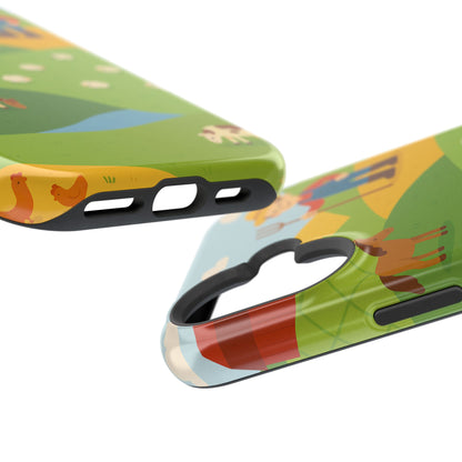 Farm-Themed Impact-Resistant MagSafe Phone Case