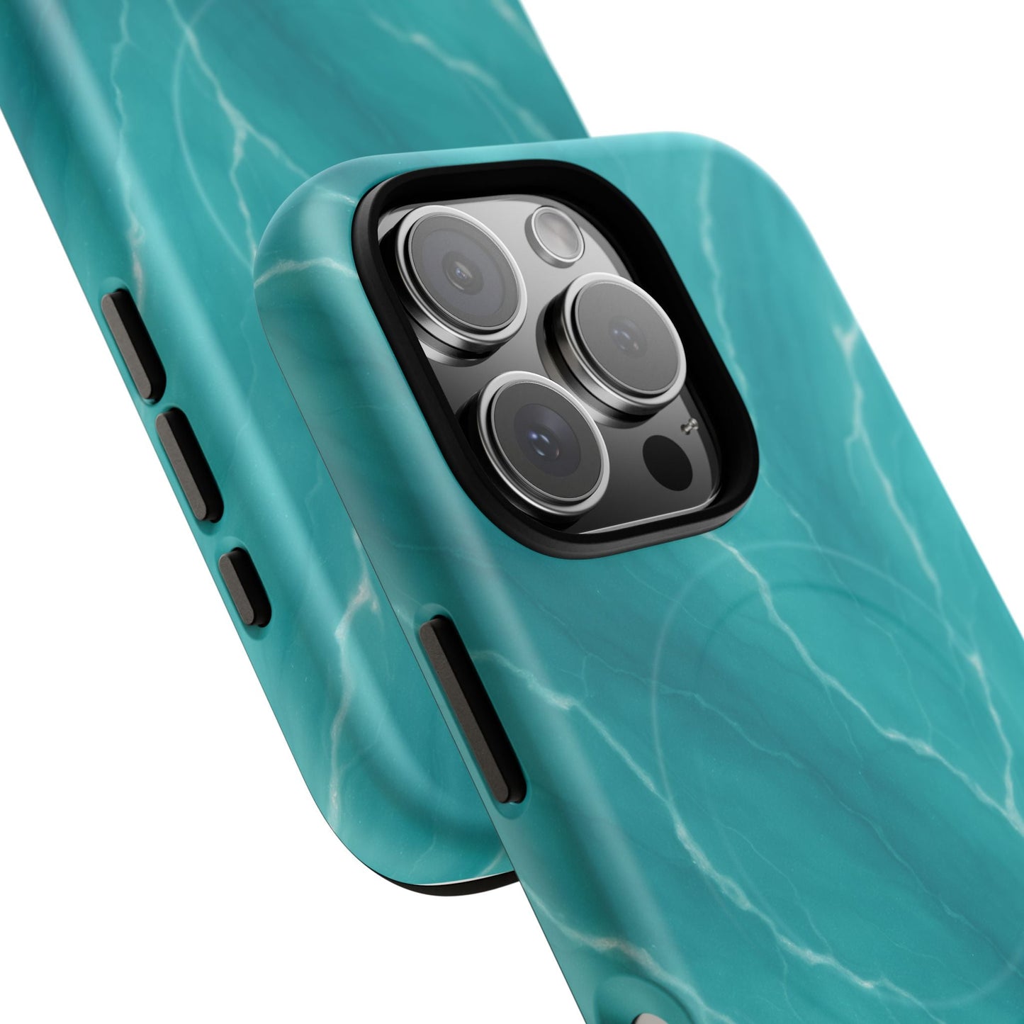 Ocean Aura Marble iPhone Case — MagSafe Compatible