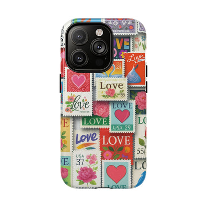 Vintage Romantic Love Stamp iPhone Case | Tough Protection + MagSafe  Shamo's iPhone 14 Pro / Glossy