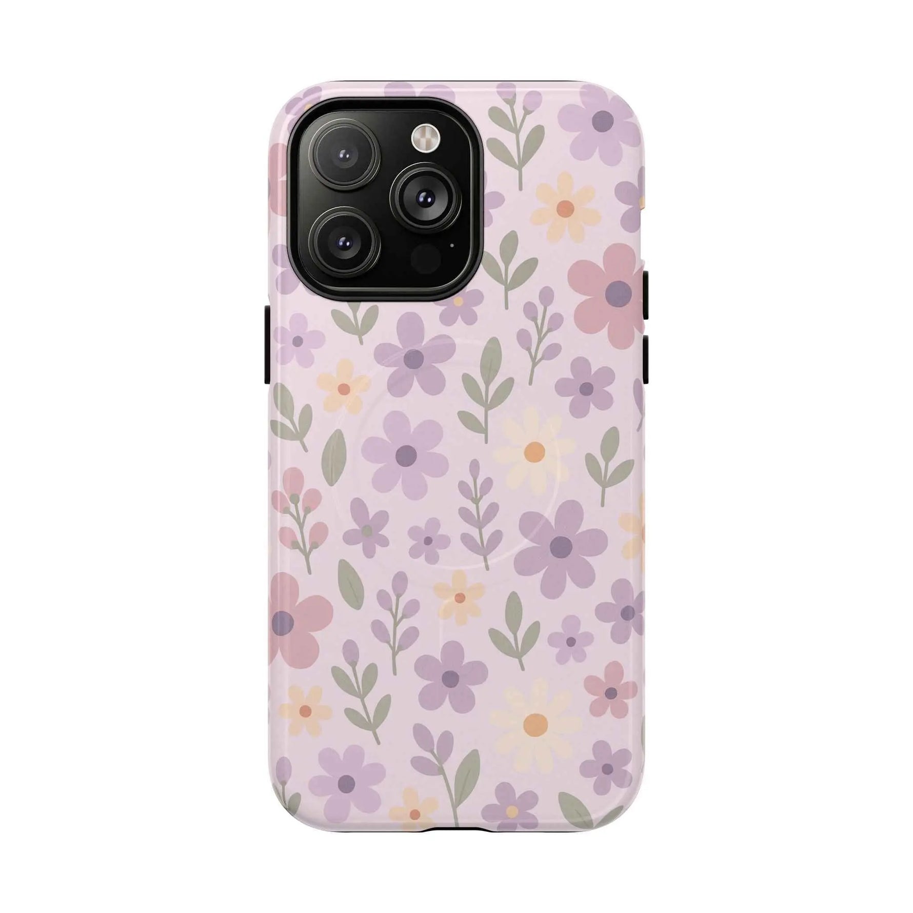 Floral Pattern | Compatible with MagSafe iPhone Case