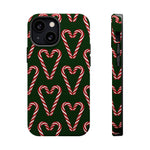 Candy Cane Heart MagSafe Impact-Resistant iPhone Case  Shamo's iPhone 13 Mini / Matte