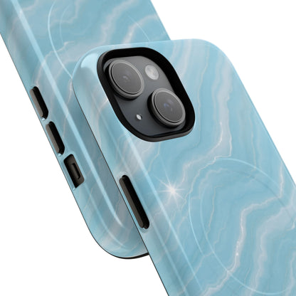 Sky Glow Marble iPhone Case with MagSafe - Shamo's