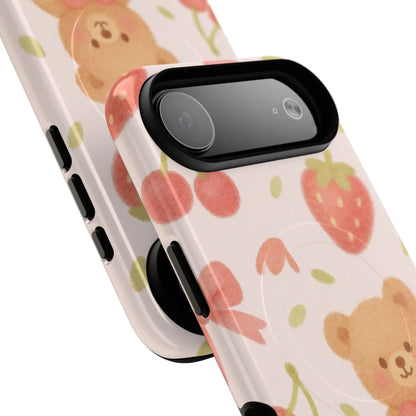 Teddy Berry Basket Friends iPhone Case with MagSafe  Shamo's