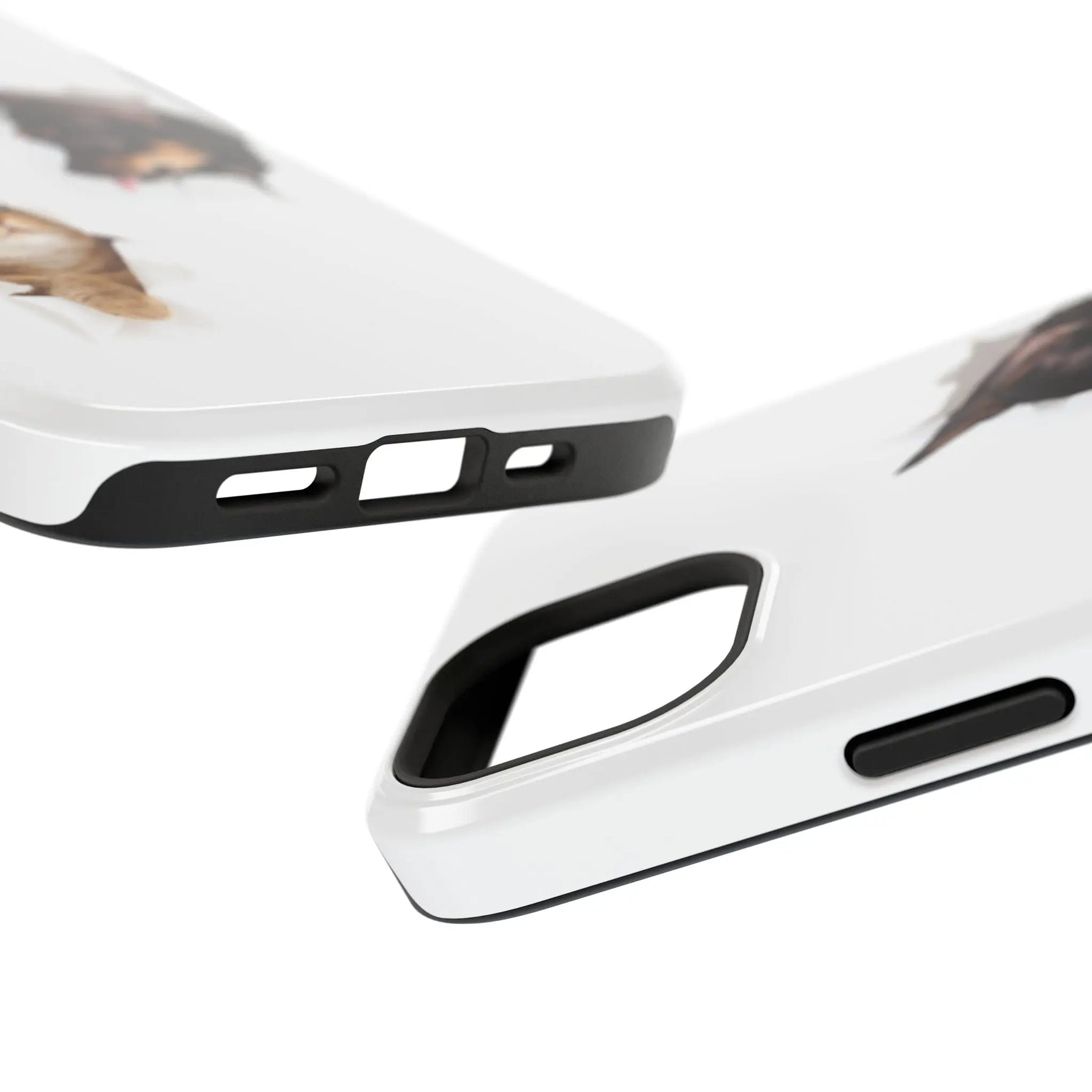 Impact-Resistant Cases with a cat and a dog - Shamo's