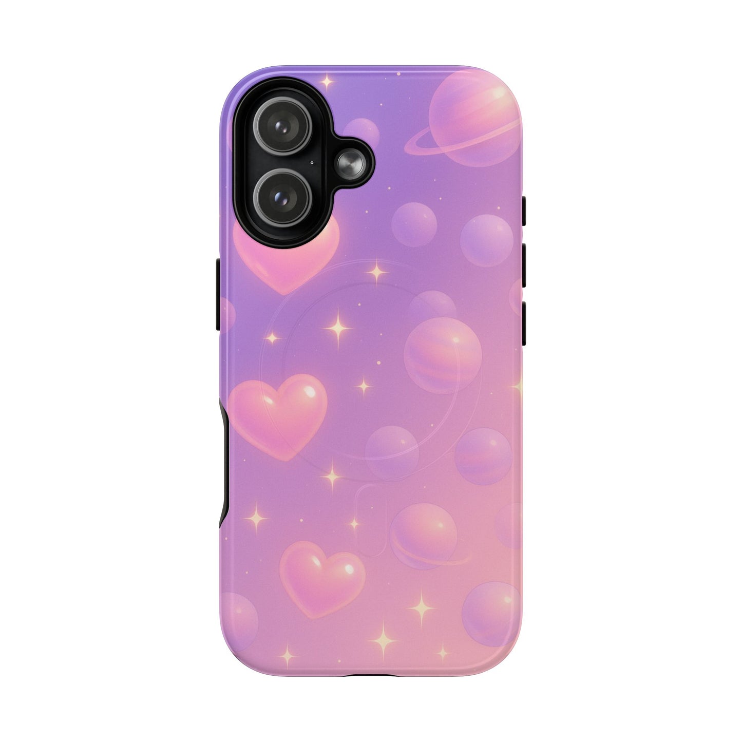 Galactic Hearts iPhone Case with MagSafe - Shamo's