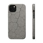 Cracked Concrete Texture iPhone Case with MagSafe compatibility