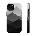 Monochrome Mountain Design iPhone Case | MagSafe  Shamo's iPhone 13 / Glossy