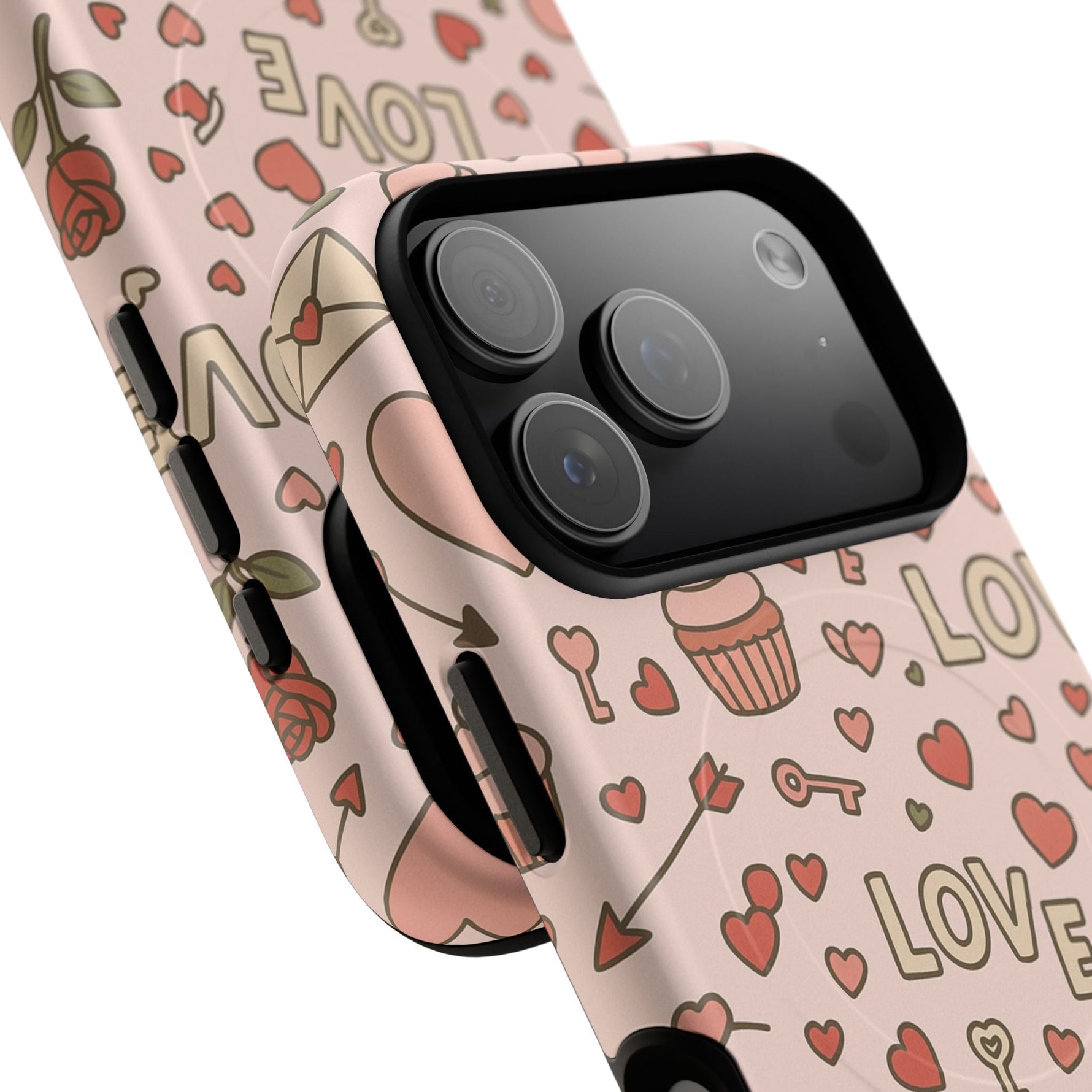 Sweet Love Pattern iPhone Case (MagSafe compatible)  Shamo's