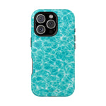 Turquoise Tide Crystal Clear Water MagSafe Phone Case – Tropical Aqua Ocean Ripple Protective Cover