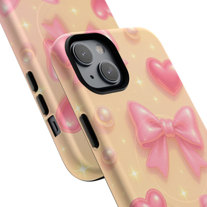 Coquette Sparkle iPhone Case with MagSafe