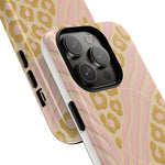 Pink Gold Leopard iPhone Case compatible with MagSafe  Shamo's