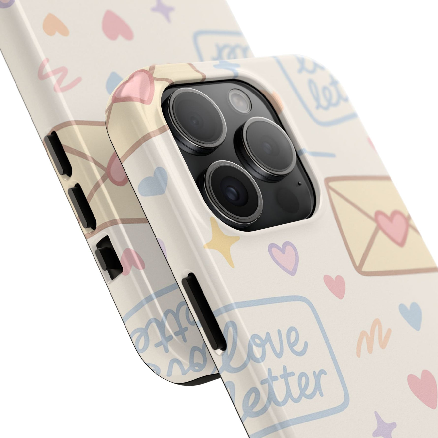 Pastel Love Letter Hearts Impact Phone Case  Shamo's