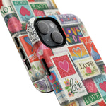 Vintage Romantic Love Stamp iPhone Case | Tough Protection + MagSafe  Shamo's