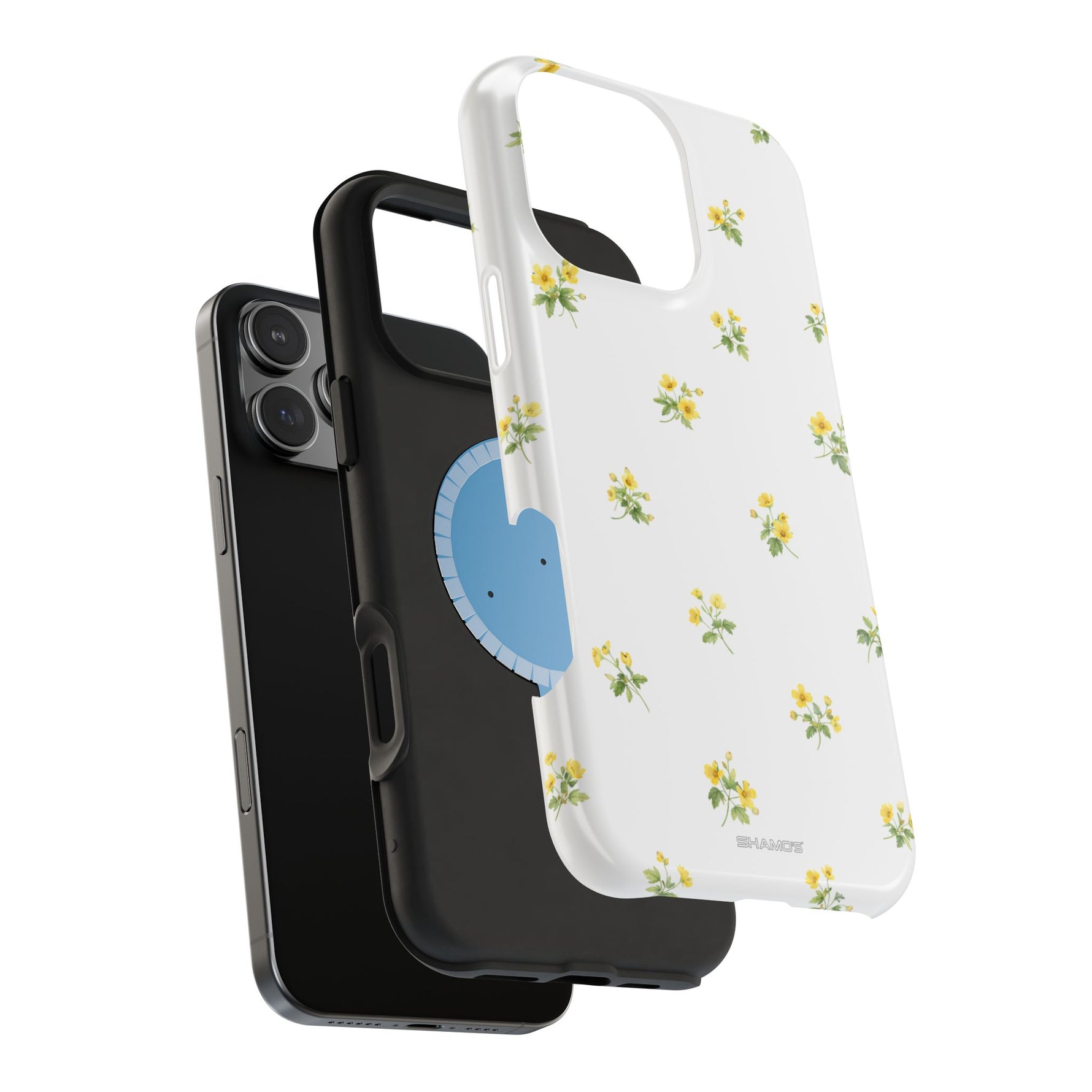 French Countryside Floral iPhone Case with MagSafe