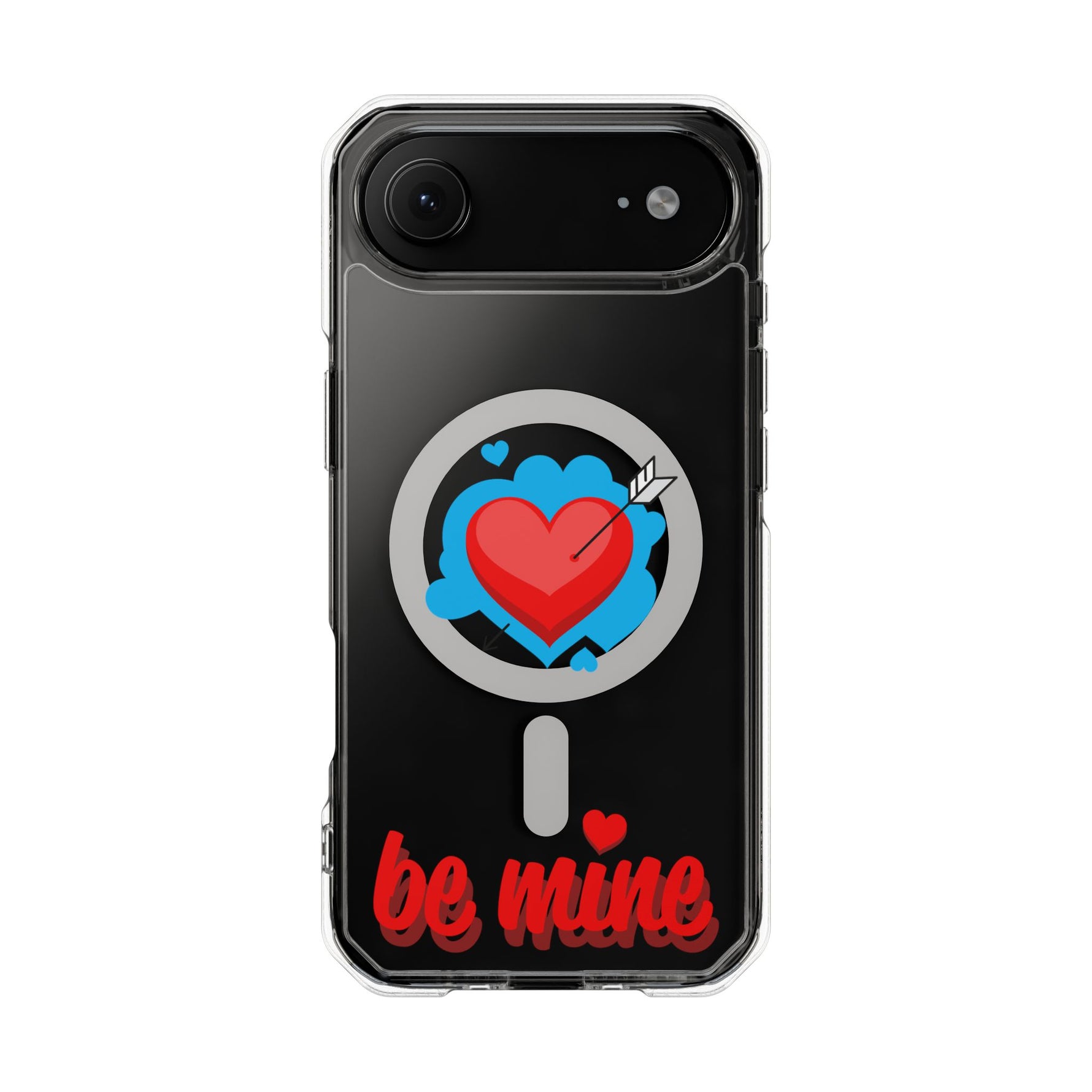 MagSafe-Compatible Clear Phone Case — "Be Mine Love Edition" - iPhone 17 Air - Shamo's