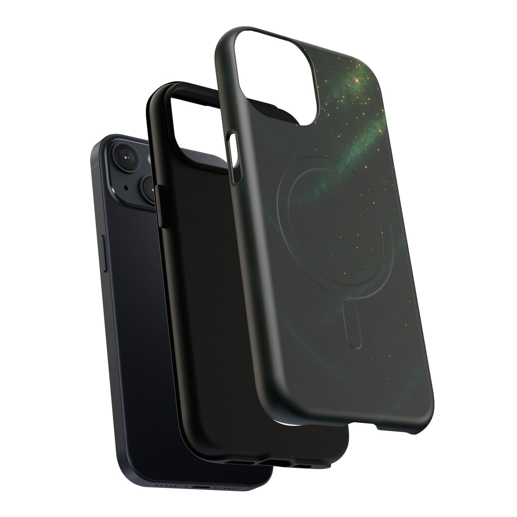 Luxury Series Emerald Galaxy iPhone Case with MagSafe  Shamo's